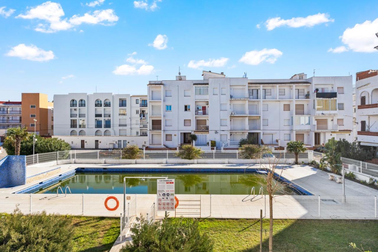 엠푸리아브라바 Apartamento Welcs -013- Con Terraza Y Piscina 아파트 외부 사진